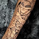 2 anos após, ainda estudando muito. Un proyecto de Diseño de tatuajes de João Paulo Henrique - 18.03.2024