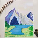 Mon projet du cours : Dessin de paysage aux pastels : jouez avec la lumière. Un progetto di Illustrazione tradizionale, Belle arti, Disegno a matita, Disegno e Disegno artistico di Émilie Brumeau - 18.03.2024