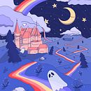 My project for course: Designing Kawaii Worlds: Spread Joy Through Illustration. Un progetto di Character design, Illustrazione digitale e Manga di natalieharrell - 18.03.2024