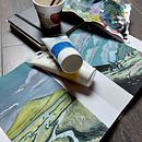 Mon projet du cours : Peinture de paysages enchantés à la gouache. Un proyecto de Ilustración tradicional, Pintura y Pintura gouache de Annabelle Morvan - 18.03.2024
