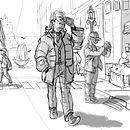 My project for course: Basic Principles of Drawing People from Imagination Ein Projekt aus dem Bereich Traditionelle Illustration, Bildende Künste, Skizzenentwurf, Bleistiftzeichnung, Zeichnung, Artistische Zeichnung und Anatomische Zeichnung von Urša Ohana - 18.03.2024