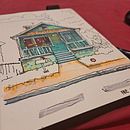 Mi proyecto del curso: Dibujo arquitectónico expresivo con marcadores de colores. Sketching, Drawing, Architectural Illustration, Sketchbook & Ink Illustration project by juanperez_estudioai - 03.18.2024