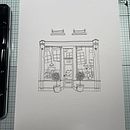 Mon projet du cours : Illustration urbaine à l'aquarelle : peignez votre ville. Pintura, Desenho, Pintura em aquarela e Ilustração arquitetônica projeto de magalie_viaud - 19.03.2024