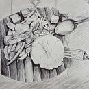 Mój projekt z kursu: Ilustrowany pamiętnik: wypełnij szkicownik własnymi przeżyciami. Un proyecto de Ilustración tradicional, Bocetado, Dibujo, Sketchbook e Ilustración con tinta de kat_ma - 20.03.2024