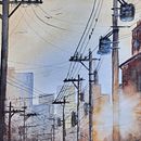 Mein Abschlussprojekt für den Kurs: Expressive Aquarellmalerei: Erstelle ansprechende Illustrationen. Un proyecto de Bellas Artes, Pintura y Pintura a la acuarela de Ivo Petschke - 20.03.2024