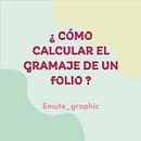 ¿ Como calcular el gramaje de un folio? . Een project van Grafisch ontwerp van Ema Kiudulaite - 22.03.2024