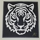 Tigre en marqueterie. Design, Design de acessórios, Artesanato, Decoração de interiores, e DIY projeto de antignacf - 27.03.2024