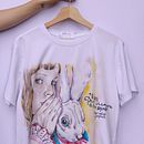 Pintura textil con acabado en acuarela.  projeto de Tatiana Guzman Gonzalez - 11.04.2022