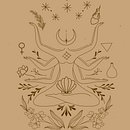 Projeto do curso simbologia e magia em tatuagem . Un proyecto de Diseño, Ilustración tradicional, Creatividad, Dibujo a lápiz, Dibujo y Diseño de tatuajes de Babi Tattoo - 12.03.2024