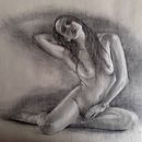 Mon projet du cours : Dessin contemporain du corps humain : expression et mouvement Ein Projekt aus dem Bereich Traditionelle Illustration, Bildende Künste, Zeichnung, Artistische Zeichnung, Malerei mit Acr, l und Anatomische Zeichnung von alain Masset - 29.03.2024