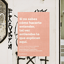 Si no sabes cómo escribir, tal vez esto te ayude.... Un progetto di Pubblicità, Copywriting, Storytelling e Comunicazione di Laura Sánchez - 28.03.2024