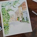 Meu projeto do curso: Desenho arquitetônico com aquarela e tinta. Un progetto di Bozzetti, Disegno, Pittura ad acquerello, Illustrazione architettonica, Sketchbook e Illustrazione con inchiostro di ana_le_mos - 29.03.2024