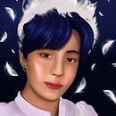 Mi proyecto del curso: Retratos digitales de fantasía con Photoshop. Traditional illustration, Drawing, Digital Illustration, Portrait Drawing, Digital Drawing, and Digital Painting project by Pamela Mauro - 04.01.2024