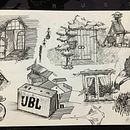 Hi, these are few random sketches I did . Un proyecto de Bocetado de shivani sriram - 01.04.2024