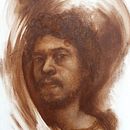 Meu projeto do curso: Retrato monocromático expressivo a óleo. Un proyecto de Bellas Artes, Pintura, Dibujo de Retrato y Pintura al óleo de lbonilha03 - 01.04.2024