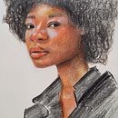 Mi proyecto del curso: Dibujo de retratos llamativos con lápices de colores Ein Projekt aus dem Bereich Zeichnung, Porträtzeichnung, Sketchbook und Zeichnen mit Buntstiften von Daniela Antonaia - 01.04.2024