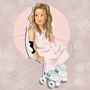 My project for course: Female Character Portraits in Procreate. Een project van Traditionele illustratie, Digitale illustratie y Digitale tekening van Katy Smets - 01.04.2024