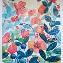 My project for course: Artistic Floral Watercolor: Connect with Nature. Un proyecto de Ilustración tradicional, Pintura, Pintura a la acuarela e Ilustración botánica de Sofia Cruz - 02.04.2024