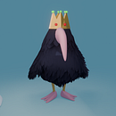 Crows of Crowns. Traditional illustration, Character Design, Digital Illustration, and 3D Modeling project by poaguek - 04.02.2024