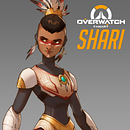 Shari - Overwatch Fanart. Un progetto di Character design e Arte concettuale di Alan Balleda - 01.04.2024