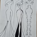 Wedding dress collection . Un projet de Design , Design textile et Illustration de mode de Byu Sociu - 03.04.2024