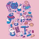Mi proyecto del curso: Ilustración de una historia con estilo kawaii. Un progetto di Illustrazione tradizionale, Character design, Illustrazione digitale e Manga di Fernanda Romero - 28.03.2024