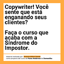 Meu projeto do curso: Copywriting para copywriters. Un proyecto de Publicidad, Cop, writing, Stor, telling y Comunicación de Antonio Soares - 03.04.2024