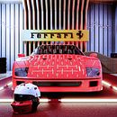 Ferrari F40. Modelagem 3D, Pós-produção fotográfica, e Design de automóveis projeto de Rodrigo Lomazzi - 03.04.2024