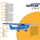 145.aero An Aviation Supplier . Un progetto di Design, Design editoriale, Graphic design e Design digitale di Osvaldo Terrazas Carrillo - 04.04.2024