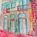 My project for course: Watercolor Urban Illustration: Portray your City . % Nancy Poulin tarafından hazırlanan Tablo, Çizim, Sulubo, a Resim, Mimari İllüstras, Ve on projesi - 04.05.2024