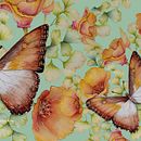 Mi proyecto del curso: Dibujo y composición naturalista en acuarela - Flores y Mariposa. Een project van Traditionele illustratie,  Tekening, Aquarelschilderen, Naturalistische illustratie,  Artistieke tekening,  Beeldende kunst, Grafisch ontwerp, Schilderij,  Botanische illustratie, Bloem- en plantenschikken, Decoratief schilderen y Textielontwerp van Patricia Muñoz Ruiz - 08.04.2024