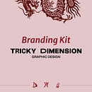 Branding Kit - Tricky Dimension . Een project van  Br e ing en identiteit van trickydimension - 08.04.2024