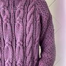 Mi proyecto del curso: Técnicas de punto trenzado para tejer prendas atemporales Ein Projekt aus dem Bereich Stricken und Textildesign von noenoepelaez - 08.04.2024