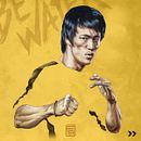 Bruce Lee Poster. Pencil Drawing, Drawing, Photograph, and Post-production project by Geter Andreotti - 04.09.2024