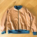 My project for course: Make and Customize Your First Bomber Jacket . Desain Busana, Menjahit, Pembuatan Pola, Dan Pembuatan Pakaian proyek oleh Patrícia Ihnatová - 04.10.2024