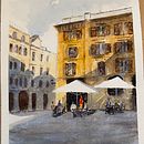 My project for course: Modern Techniques for Watercolor Cityscapes. Un progetto di Pittura e Pittura ad acquerello di ludovicm - 10.04.2024
