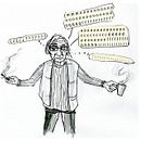 Tipos de Creativas. Diseño de personajes basado en tipografías. Projekt z dziedziny Trad, c, jna ilustracja, Projektowanie postaci,  Sztuki piękne i  Kaligrafia użytkownika pintoycoloreo - 01.01.1964