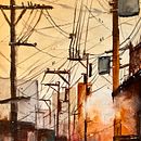 Mijn project van de cursus: Expressieve aquarel: maak overtuigende illustraties. Un proyecto de Bellas Artes, Pintura y Pintura a la acuarela de Willy van Dregt - 10.04.2024