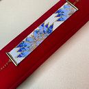 My project for course: Beaded Jewelry Design: Weave Elegant Patterns. Un progetto di Design di accessori, Artigianato, Design di gioielli e Fiber Art di Alexandrina Tereza Pretorian-Epure - 06.10.2023