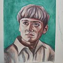 Il mio progetto del corso: Ritratto artistico ad acquerello. Projekt z dziedziny  Sztuki piękne,  Malarstwo, Malowanie akwarelą i Portret użytkownika Debora Marino - 11.04.2024