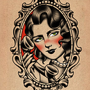 Il mio progetto del corso: Design di tatuaggi old school in Procreate. Un progetto di Disegno, Illustrazione digitale e Illustrazione tradizionale di Francesca Altobella - 11.04.2024