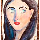 Mon projet du cours : Portrait illustré à l’aquarelle. Un proyecto de Ilustración tradicional, Bellas Artes, Pintura, Dibujo, Pintura a la acuarela, Dibujo de Retrato y Dibujo artístico de mariemalcles - 12.04.2024