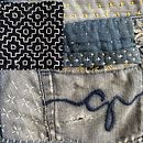 Sashiko Studio Jeans. Un proyecto de Artesanía, Diseño textil y Bordado de Kate Ward - 12.04.2024