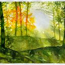 My project for course: Dreamy Watercolor Landscapes: Paint with Light. Un proyecto de Pintura y Pintura a la acuarela de marieclaire98 - 13.04.2024