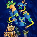 Affiche - Nosy Boraha Jazz Festival. Poster Design project by ANDRIANAIVONIRINA MICKAIA - 04.14.2024