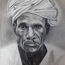Mi proyecto del curso: Retrato realista al carboncillo. Un proyecto de Ilustración tradicional, Bellas Artes, Dibujo, Dibujo de Retrato y Dibujo realista de Pilar Carballo - 14.04.2024