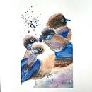 Acquerelli di animali. Pintura em aquarela projeto de Elena Trento - 15.04.2024