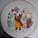 Mi proyecto del curso: Ilustración textil con acrílico, fieltro y bordado Ein Projekt aus dem Bereich H, werk, Stickerei, Malerei mit Acr, l, Nadelfilzen und Textildesign von myresvel - 16.04.2024