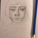 Mi proyecto del curso: Cuaderno de retratos a línea con grafito. Artes plásticas, Esboçado, Desenho, Desenho de retrato, e Sketchbook projeto de Jessica Tatiana Rincón Castiblanco - 17.04.2024