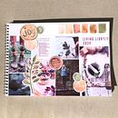 Art Journal Februari 2024. Sketchbook projeto de Marijke Bongers - 17.04.2024